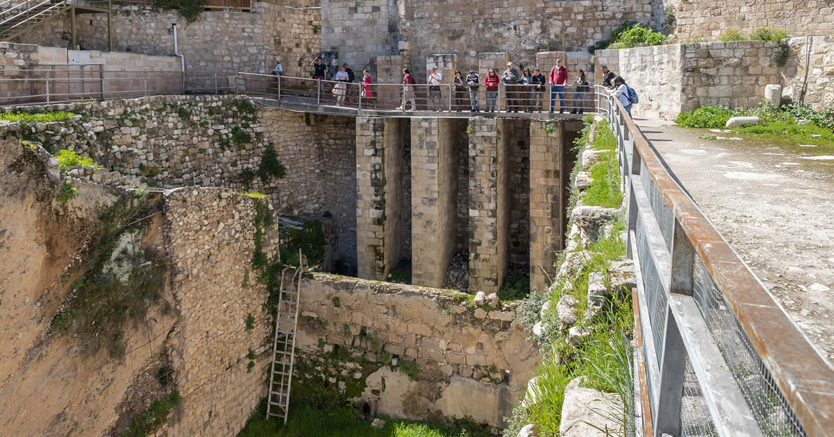 where Jesus healed the paralyzed man as told in John 5:1–15