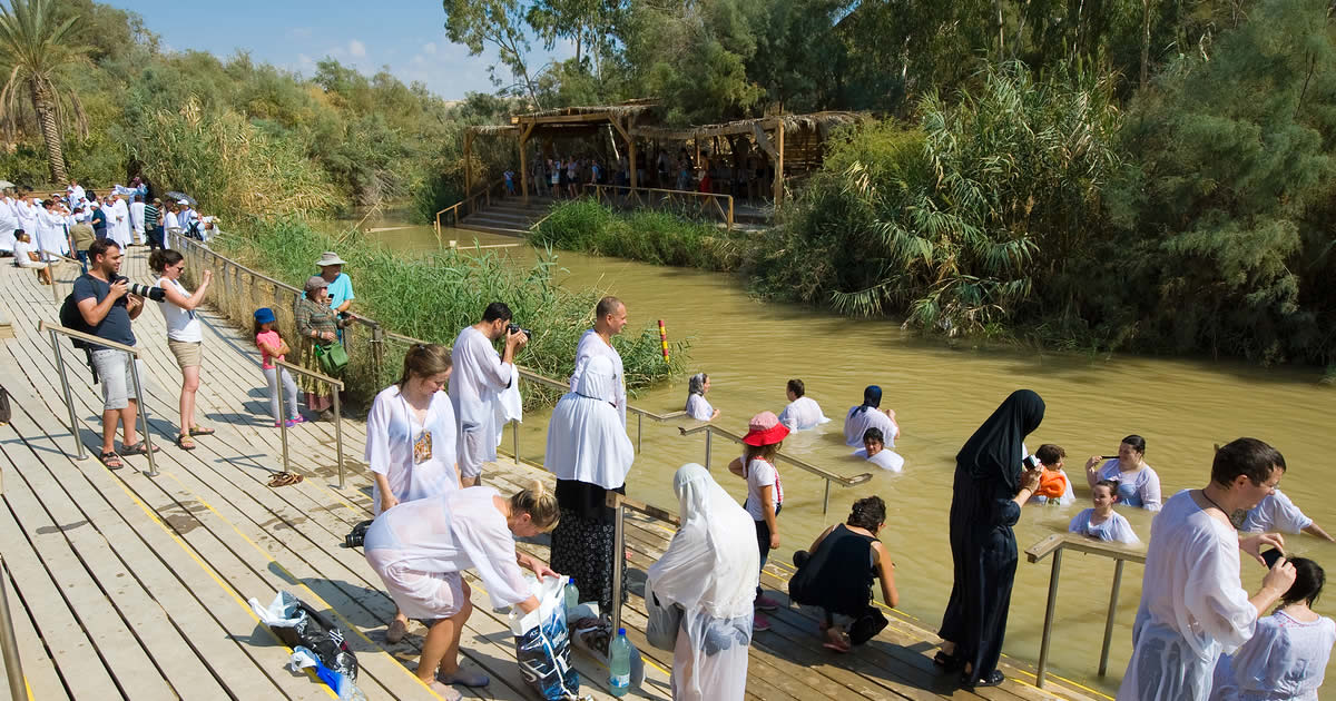 Jesus baptism site