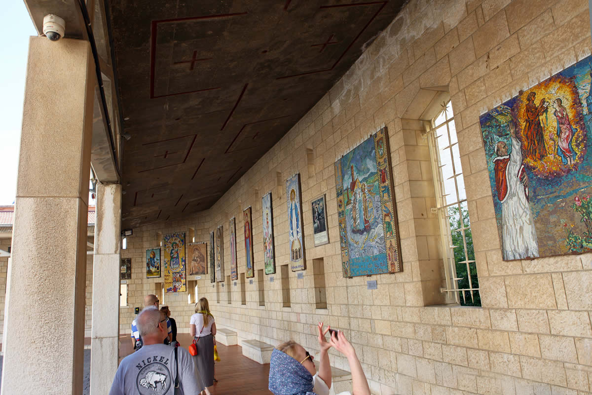Basilica of the Annunciation in Nazareth, a sacred pilgrimage site in Israel for Christian tourists